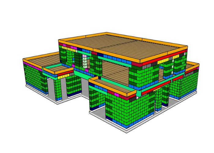 Lego konut sistemi Lego ev sistemi, Modüler konut sistemi Modüler ev sistemi